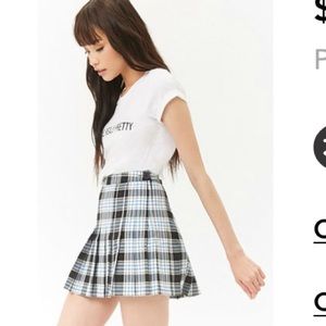 Forever 21 pleated mini skirt